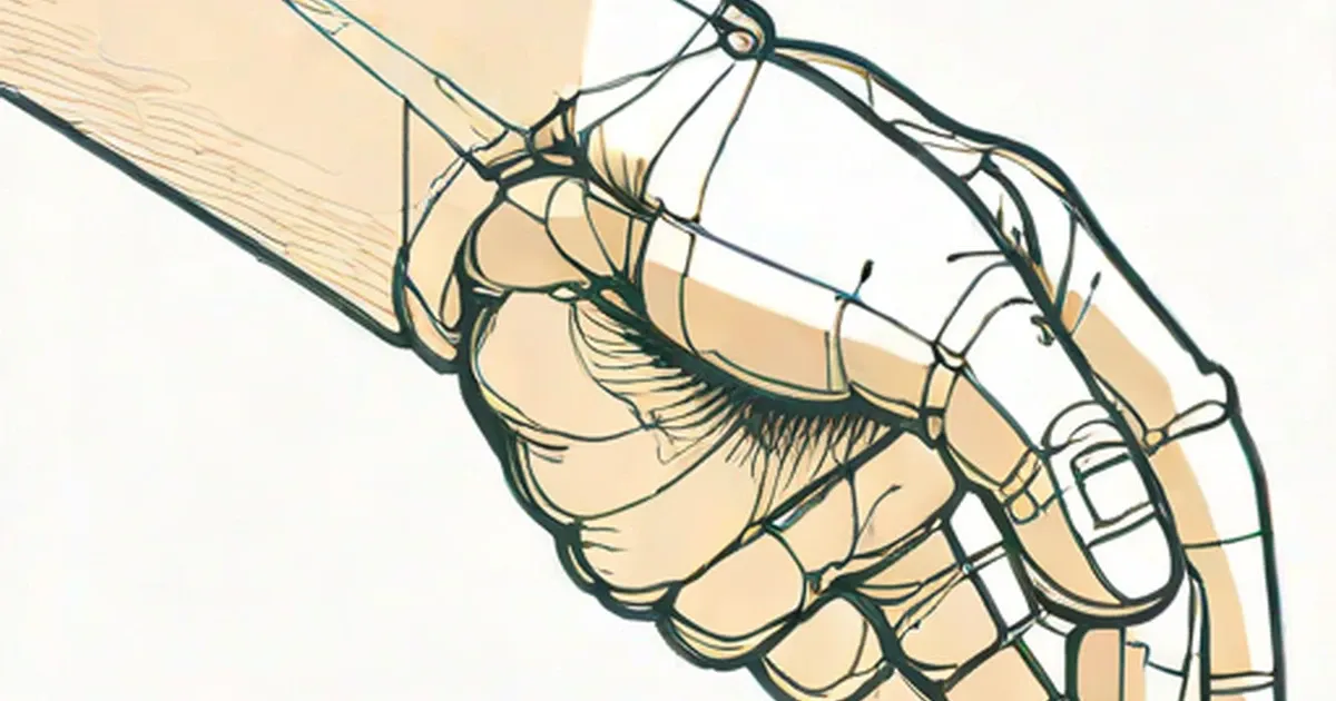 Anatomical diagram of the human elbow showing muscles, bones, and blood vessels