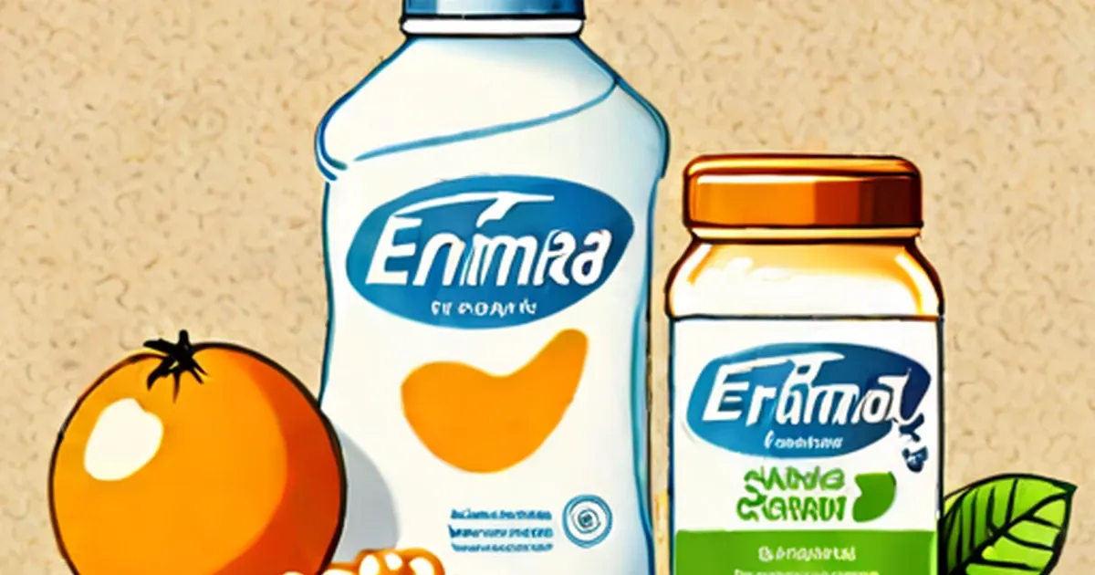 Two Enfamil infant formula containers: a bottle and a jar