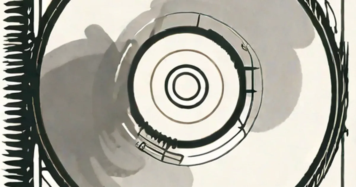 A DVD disc held in hands with brushes positioned on either side