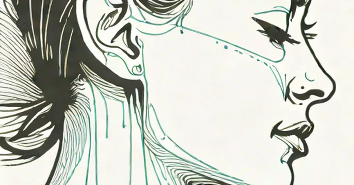 Medical illustration showing fluid drainage pathways in the ear canal