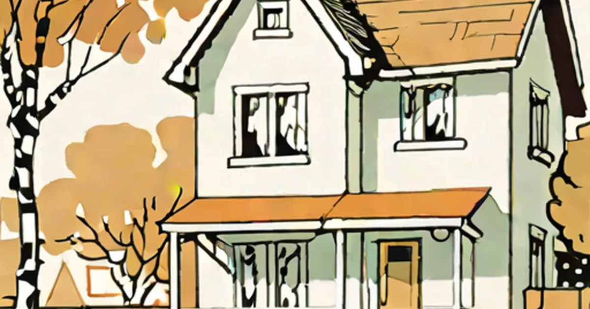 House showing paint color samples applied to its exterior walls