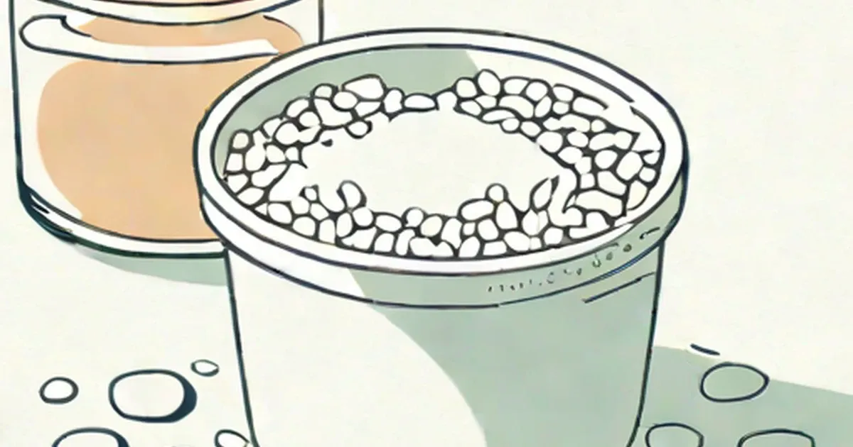 White epsom salt crystals in a bowl with water nearby