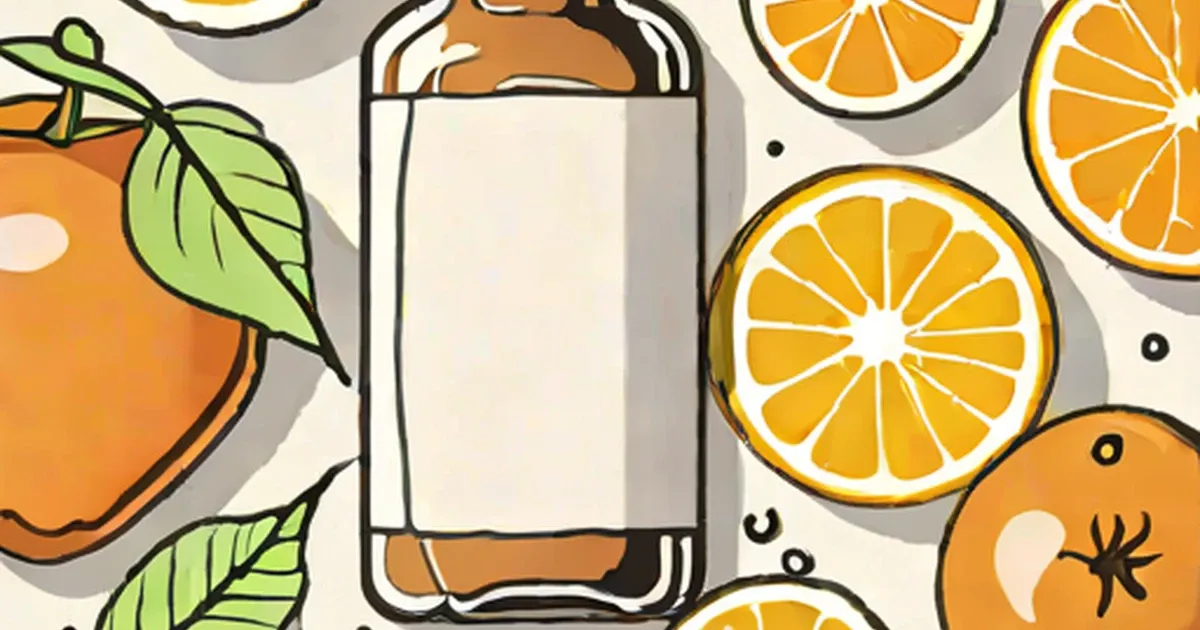 Smartphone surrounded by whole and sliced oranges