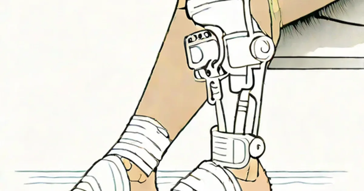 Prosthetic knee implant with metal surgical hardware
