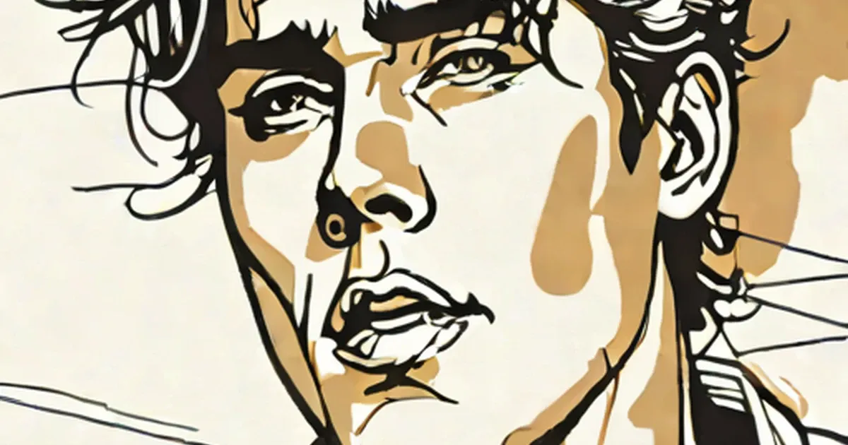 Illustration of a man’s face scowling in anger