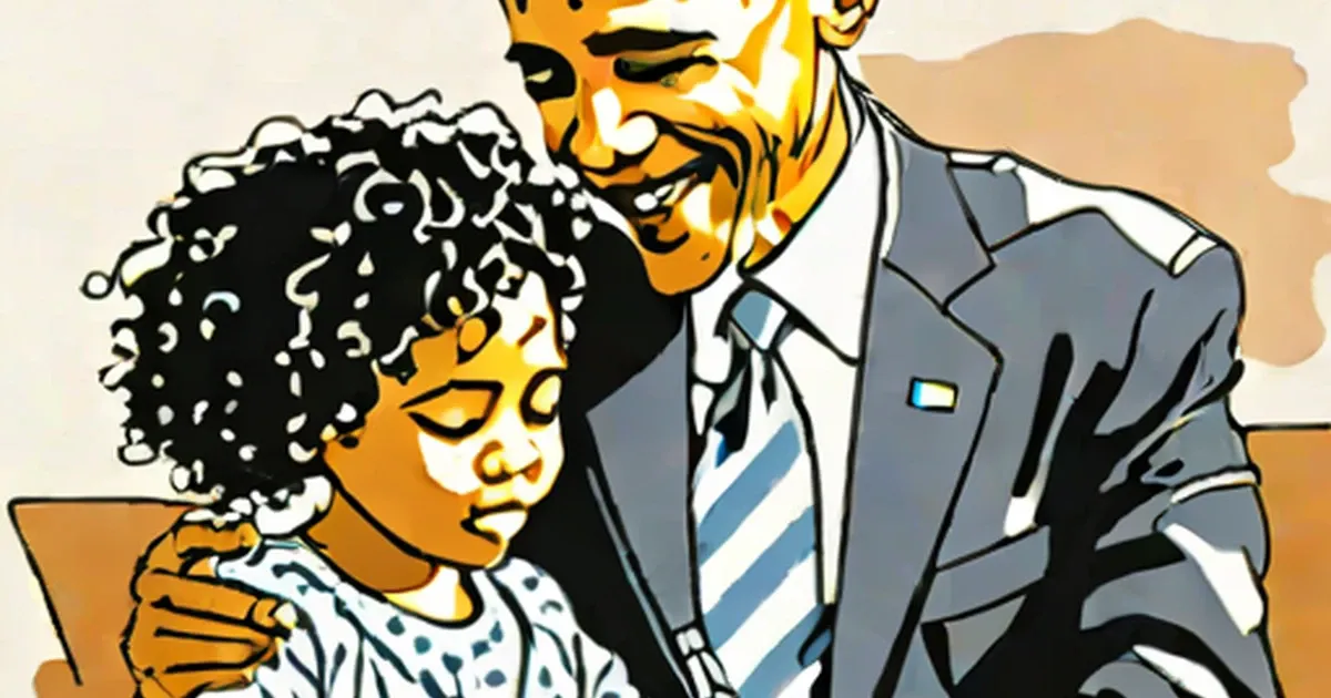Government official speaking with mother holding child