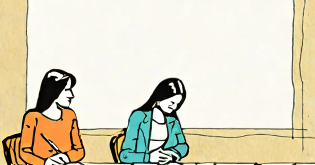 Two women sitting across from each other in conversation