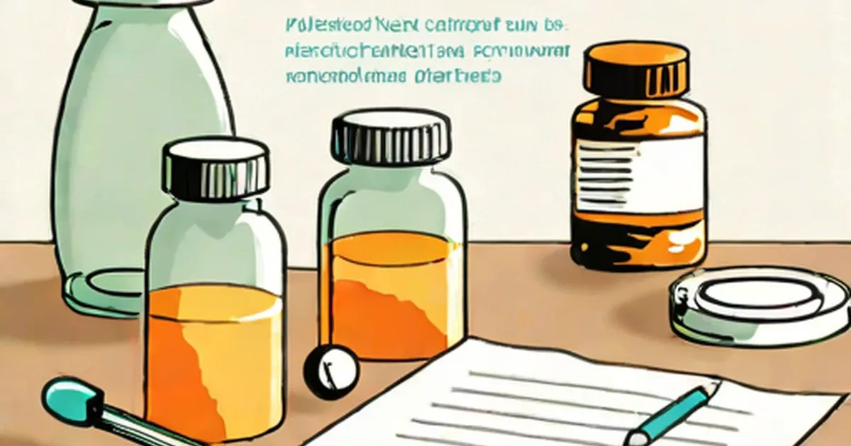 Bottles of medicines and supplements arranged on a surface