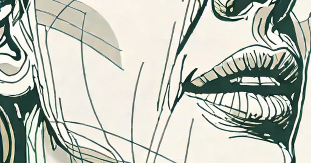 Line illustration of an open mouth showing the throat