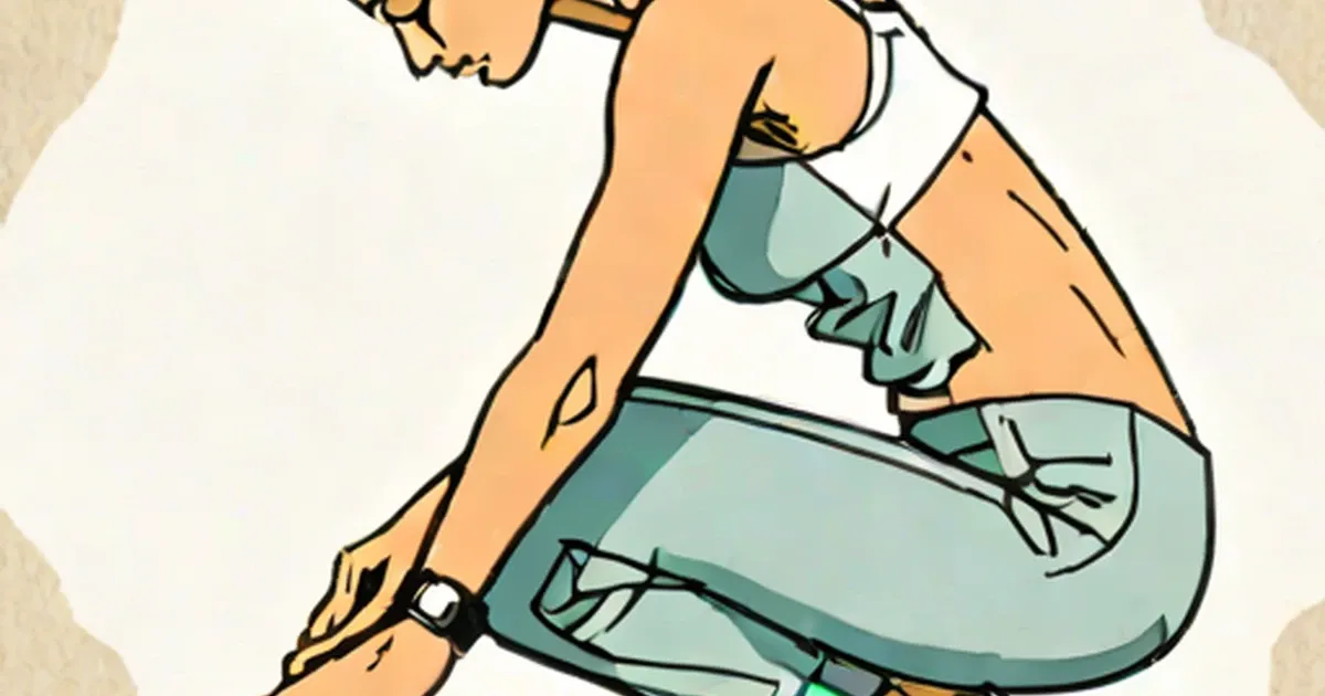 Person seated and holding their lower back