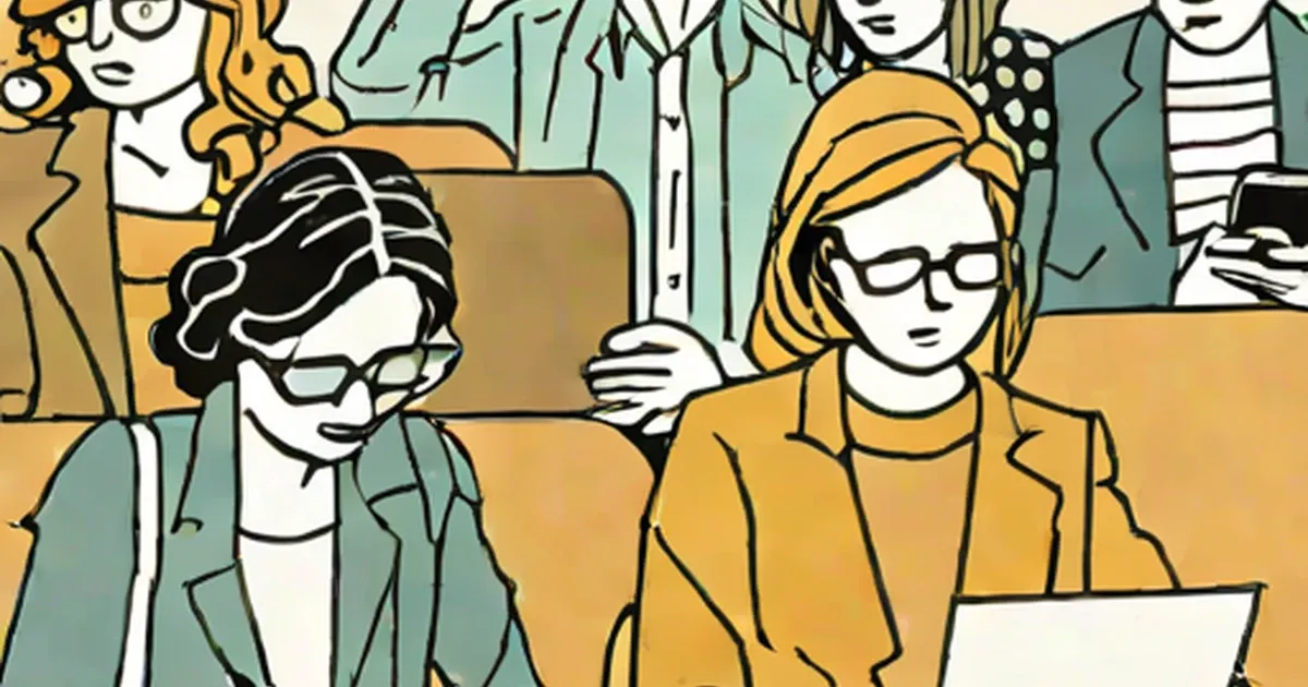 Two women on a couch wearing sunglasses with disconnected, sad expressions