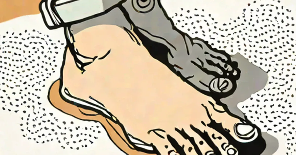 Illustration of multiple feet in varying skin tones