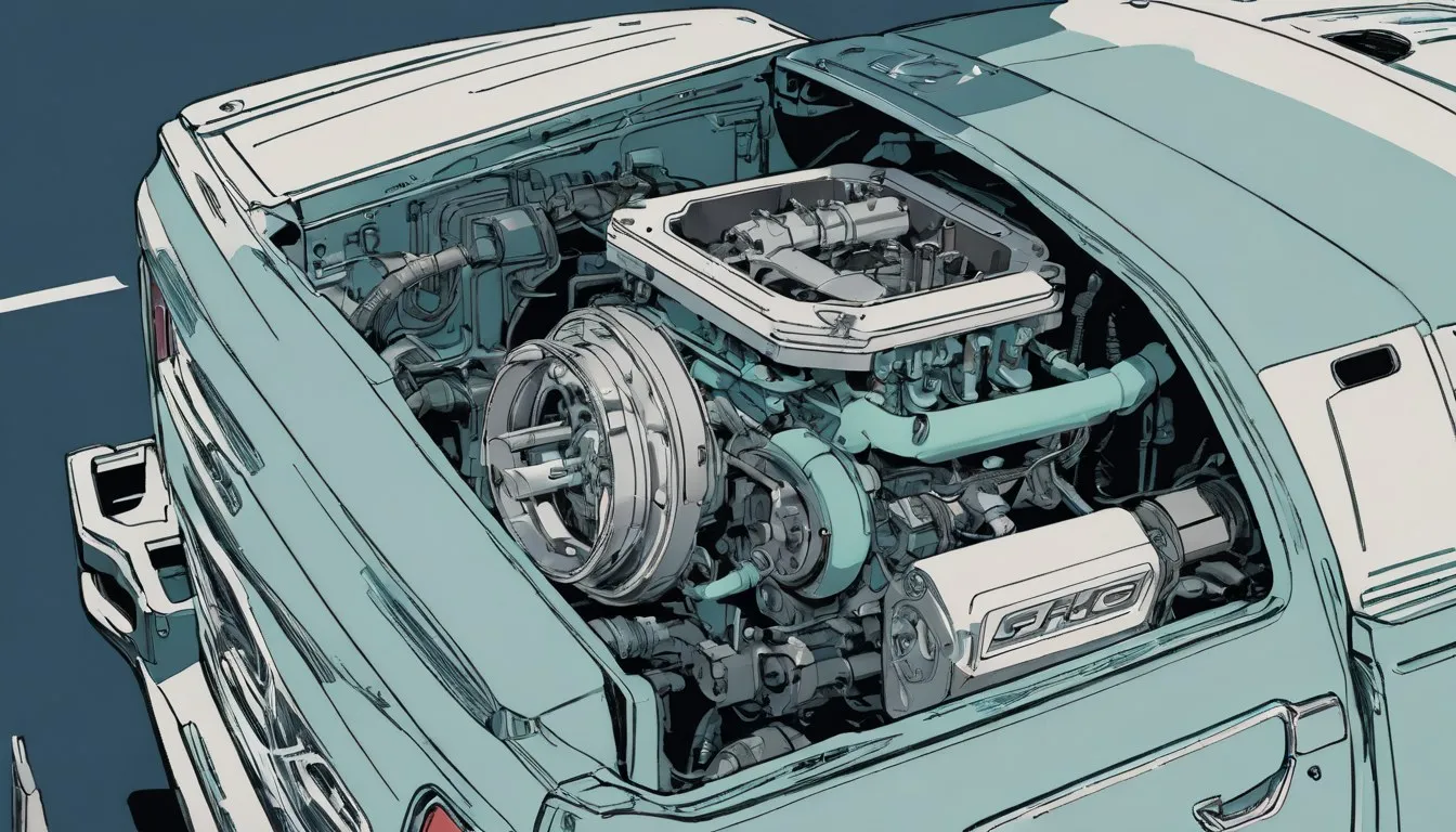 A Chevy Silverado throttle body assembly with its integrated throttle position sensor and wiring connector