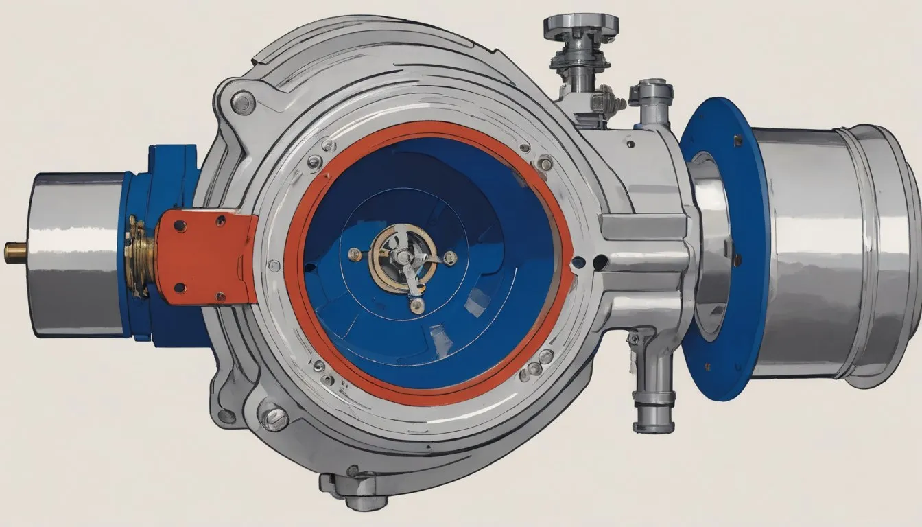 Close view into a throttle body bore showing the throttle plate with a sooty ring around its rim, beside a folded cloth