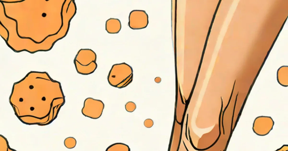 Medical illustration depicting genital warts in various sizes